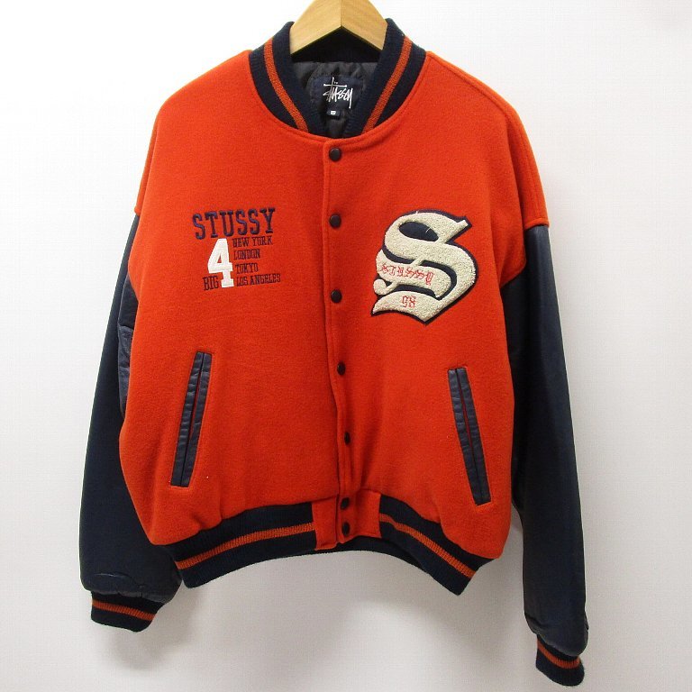 90s Stussy BIG4 スタジャン - アウター