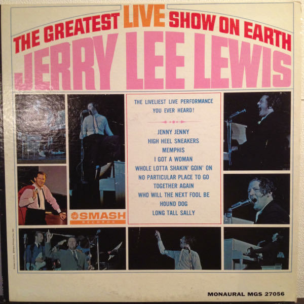 Jerry Lee Lewis 1964 US Original LP The Greatest Live Show On Earth ロカビリー ジェリーリールイス_画像1