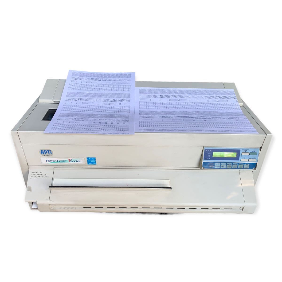 直販入荷 【APTI】 ドットインパクトプリンタ PowerTyper V1000 ④