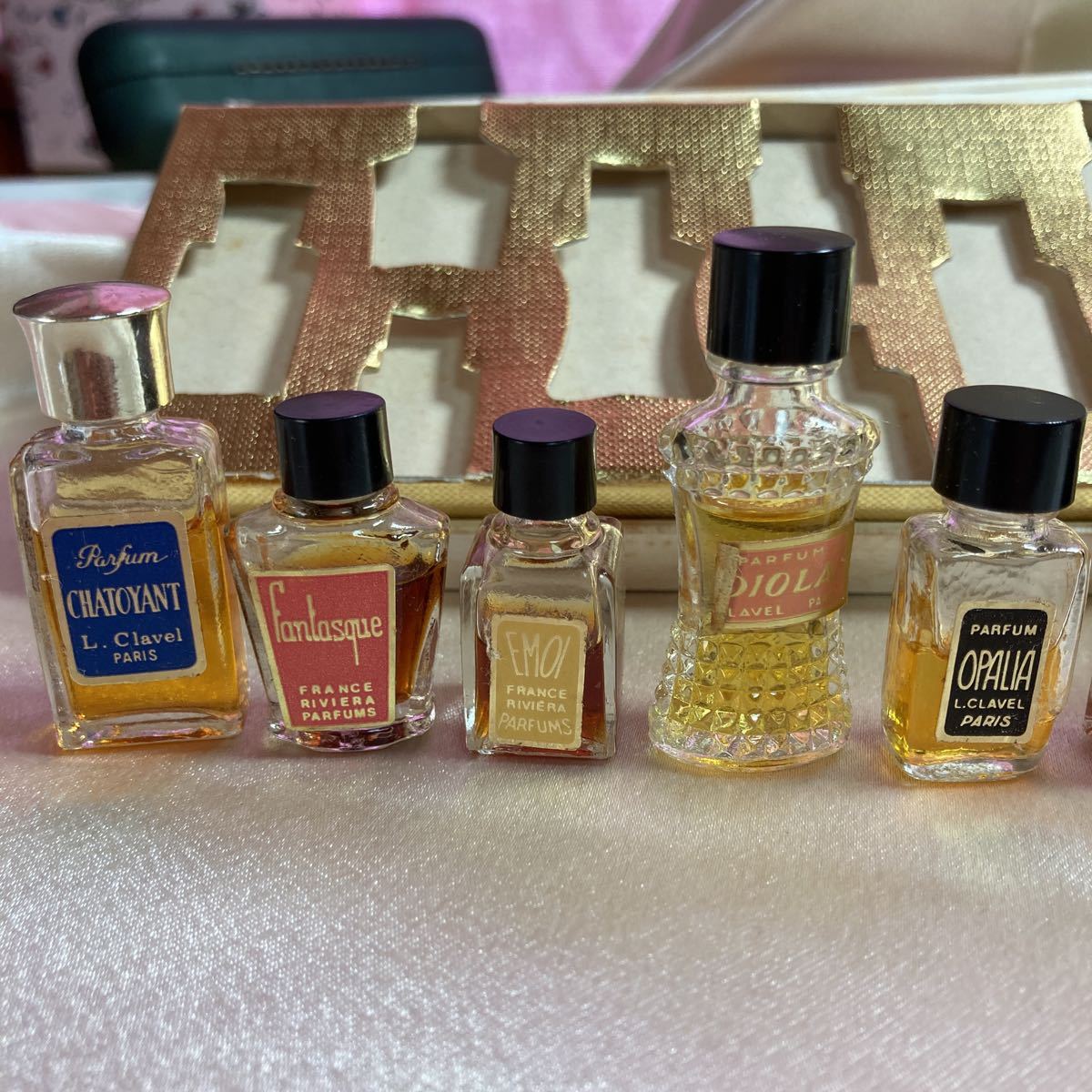 フランス ヴィンテージ 香水 レトロ　10種　中古　ミニ香水 ミニボトル FRANCE RIVIERA PARFUMS パフューム フレグランス リヴィエラ_画像4