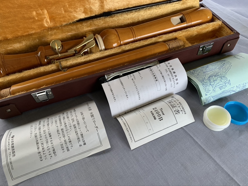 ZENON RECORDER TENOR 全音リコーダーテナー 2400B - gencoconsulting.com