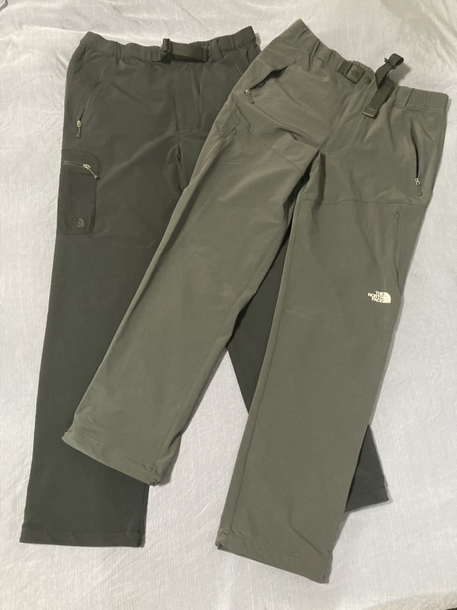 ノースフェイス THE NORTH FACE バーブパンツ グレー バーブカーゴ ブラック L_画像1