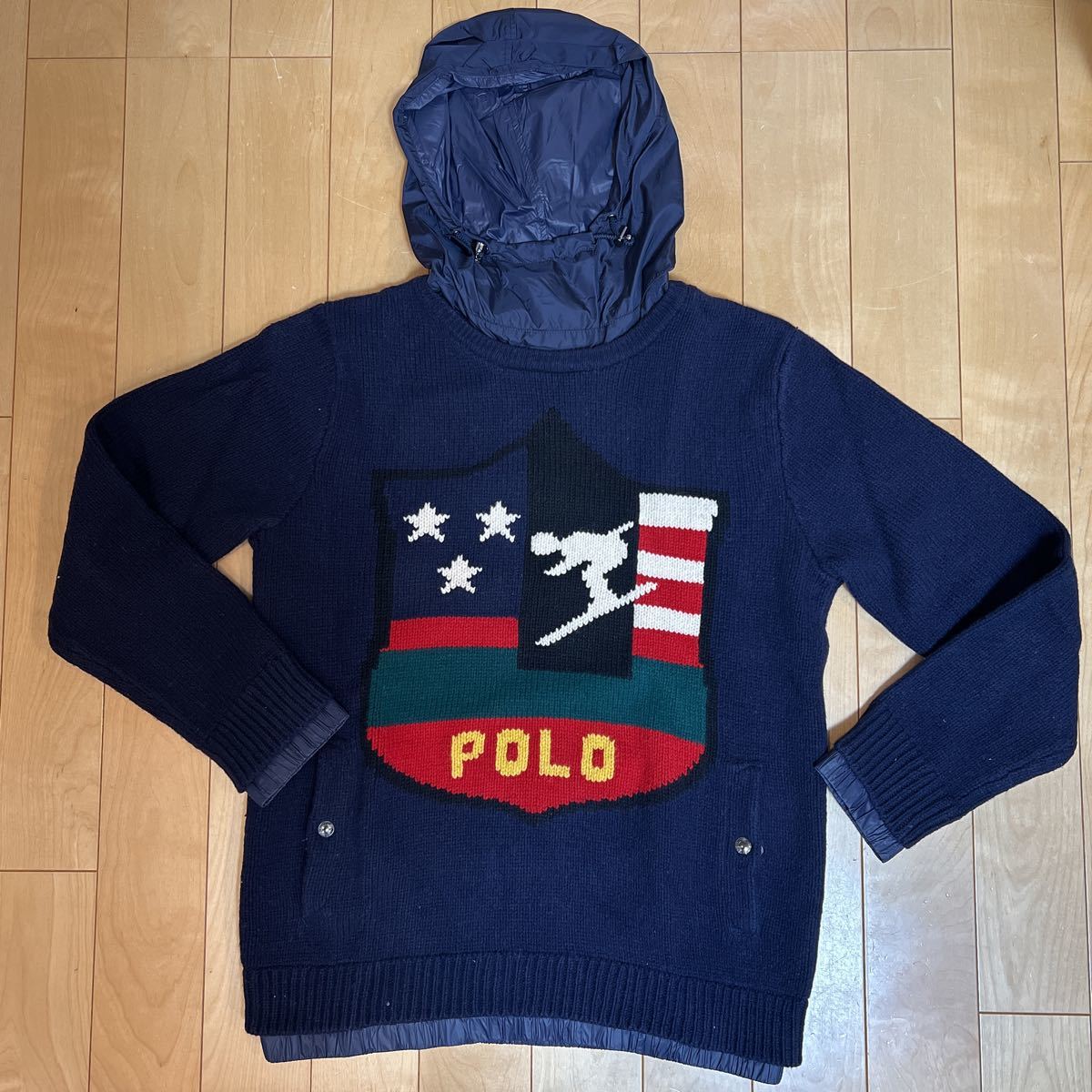 POLO RALPH LAUREN ポロ ラルフローレン DOWNHILL ダウンヒル SUICIDE SKI スキー セーター M