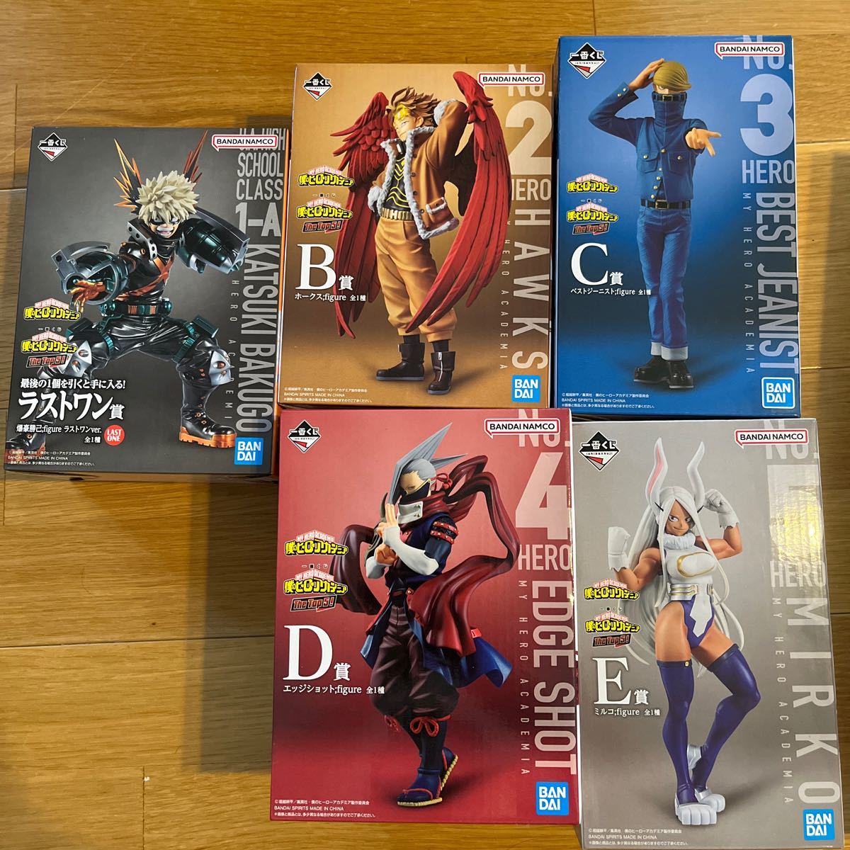 ヒロアカ 一番くじ ホークス ミルコ エッジショット ジーニスト ヒロアカ 一番くじ ホークス ミルコ エッジショット ジーニスト