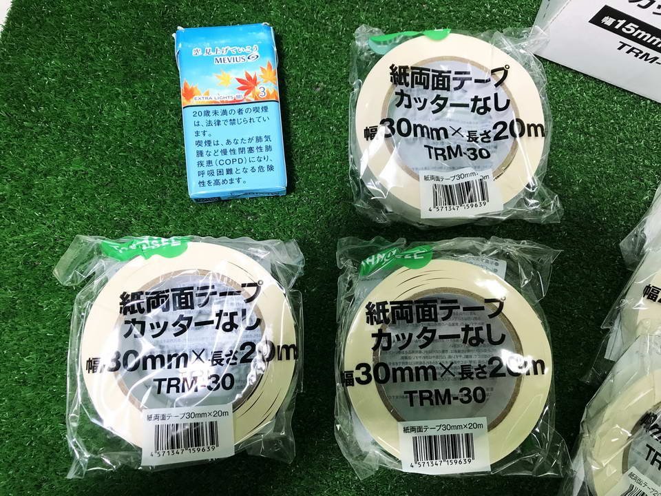 グ飯i834 TANOSEE 紙両面テープ カッターなし TRM-15/TRM-20/TRM-30 幅15mm/20mm/30mm×長さ20m 22巻セット(その他)｜売買されたオークション情報、yahooの商品情報をアーカイブ公開  - オークファン（aucfan.com）