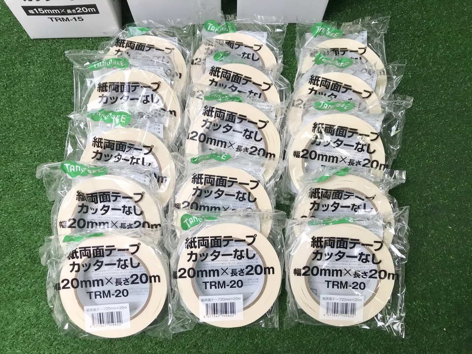 グ飯i834 TANOSEE 紙両面テープ カッターなし TRM-15/TRM-20/TRM-30 幅15mm/20mm/30mm×長さ20m 22巻セット(その他)|売買されたオークション情報、yahooの商品情報をアーカイブ公開 - オークファン(aucfan.com) グ飯i834 TANOSEE 紙両面テープ カッターなし TRM-15/TRM-20/TRM-30 幅15mm/20mm/30mm×長さ20m 22巻セット(その他)|売買されたオークション情報、yahooの商品情報をアーカイブ公開 - オークファン(aucfan.com)