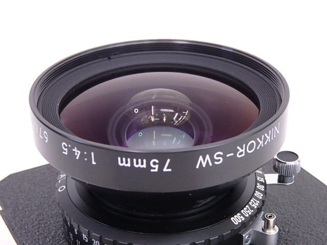 Nikon Nikkor SW 75mm F4.5 Copal 0 大判レンズ www.dermastation.com