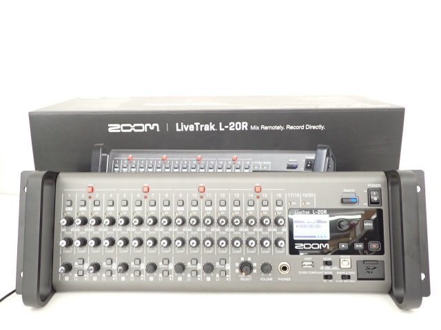 Yahoo!オークション - ZOOM デジタルミキサー LiveTrak L-20R 元 Yahoo!オークション - ZOOM デジタルミキサー LiveTrak L-20R 元