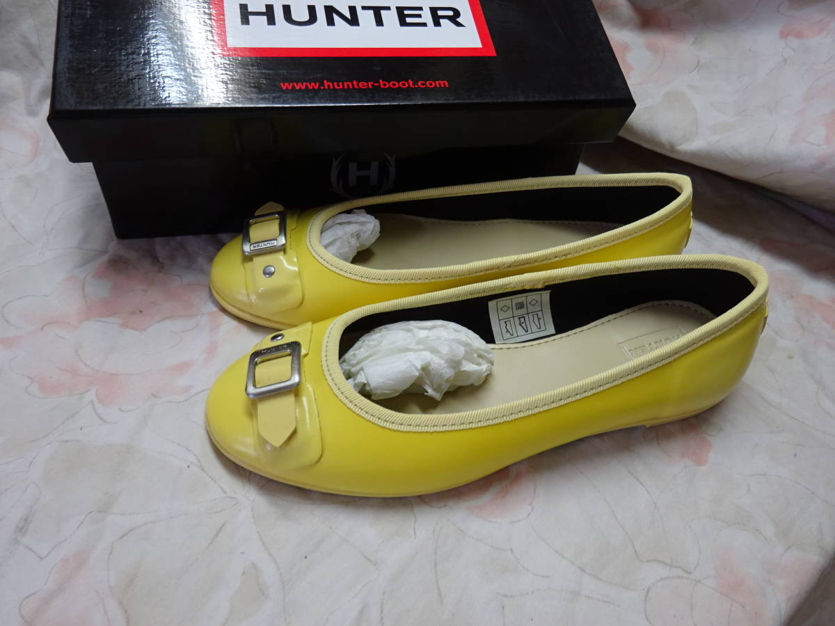 ★新品 HUNTER ハンター レインパンプス BUC 24 cm HA12++の画像1