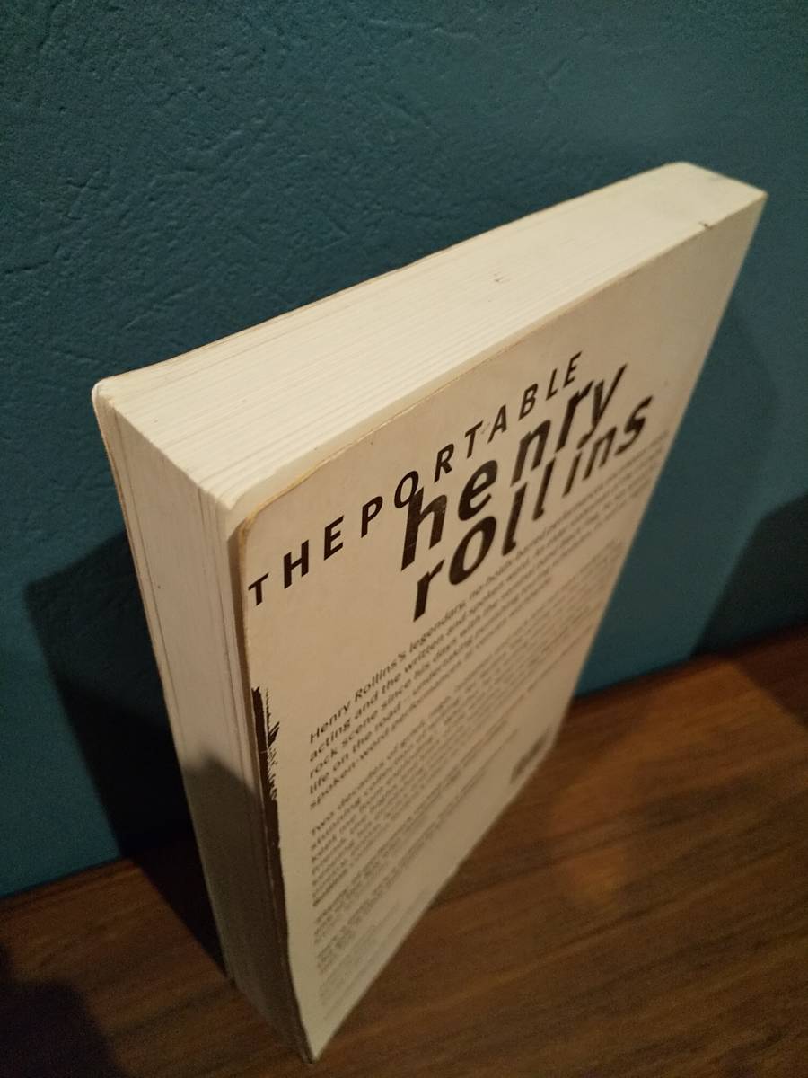 〈洋書〉The Portable Henry Rollins ：The very best of his raw-energy writing ポータブル・ヘンリー・ロリンズ_画像4