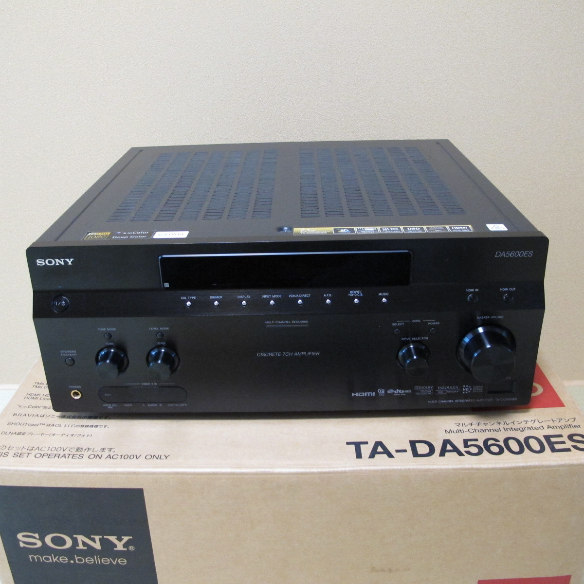 ヤフオク! - ソニー 7.1ch対応ＡＶアンプ SONY TA-DA56...