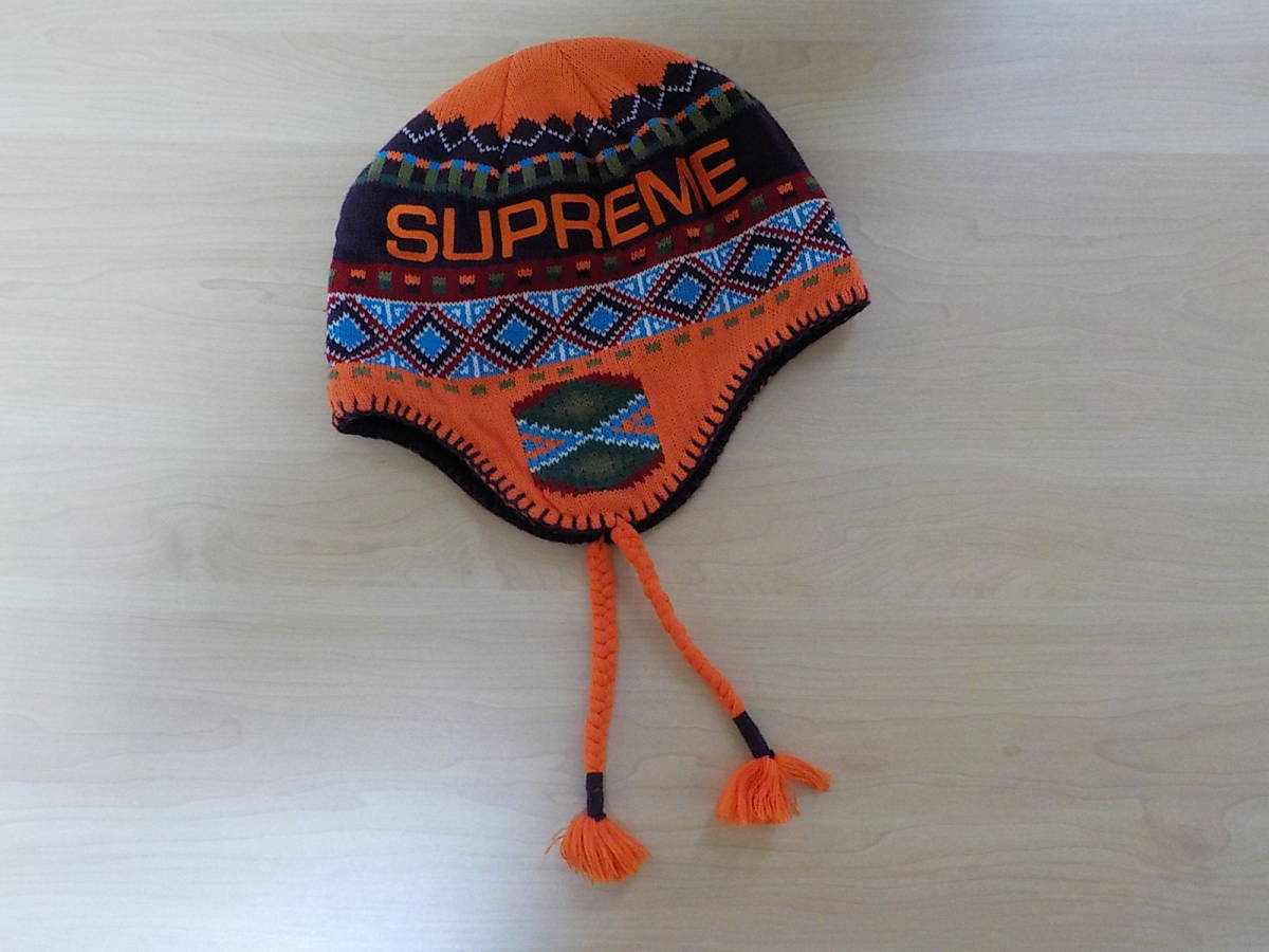 お値下げ不可品 【新品】Supreme Nepali Earflap Beanie オレンジ - 帽子