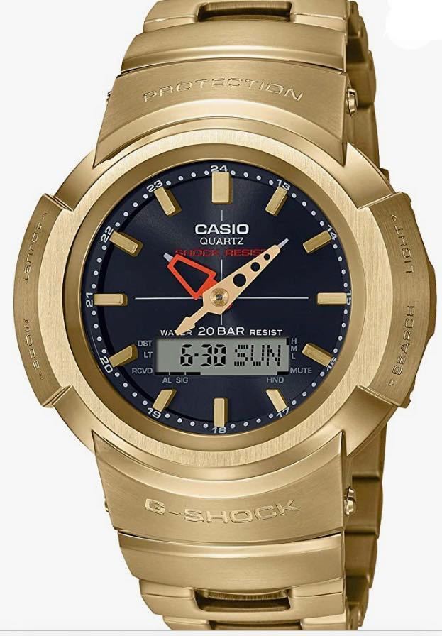 新品未使用 半額以下!G-SHOCK 腕時計 AWM-500GD-9AJF カラーゴールド