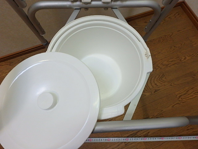 s210k used simple toilet nursing articles 8401-A disaster prevention supplies handrail attaching height adjustment for emergency disaster aluminium Poe tap ru toilet 