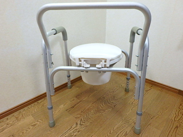 s210k used simple toilet nursing articles 8401-A disaster prevention supplies handrail attaching height adjustment for emergency disaster aluminium Poe tap ru toilet 