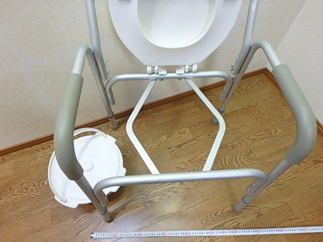 s210k used simple toilet nursing articles 8401-A disaster prevention supplies handrail attaching height adjustment for emergency disaster aluminium Poe tap ru toilet 