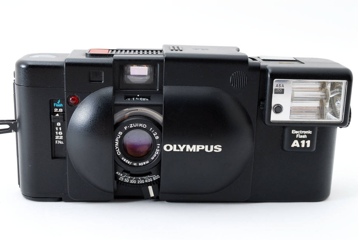 OLYMPUS XA A11 Electric Flash / F-ZUIKO 35mm F2.8 オリンパス コンパクトフィルムカメラ 単焦点レンズ #6874_画像2