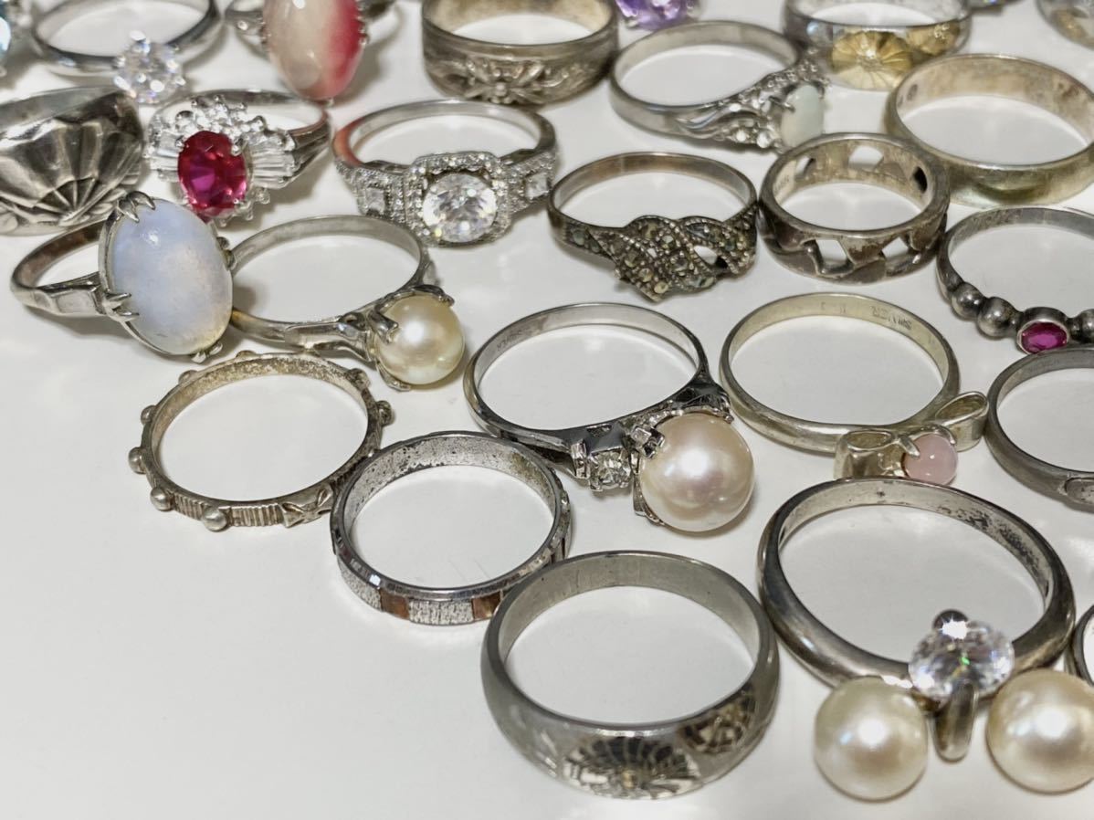 全てシルバー 指輪 リング 約240グラム まとめ売り SILVER STERLING