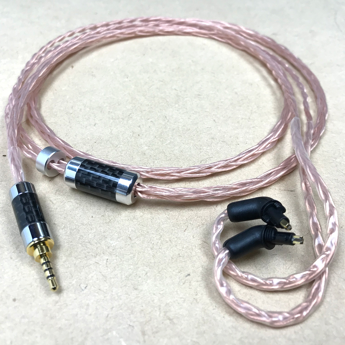 品多く 2.5mm4極 MOGAMI2944 8芯 MDR-EX1000用リケーブル 120cm