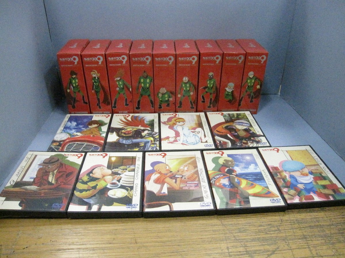 DVD 「サイボーグ009 バトルアライブ」1〜9全巻、フィギュア9体(新品 ...