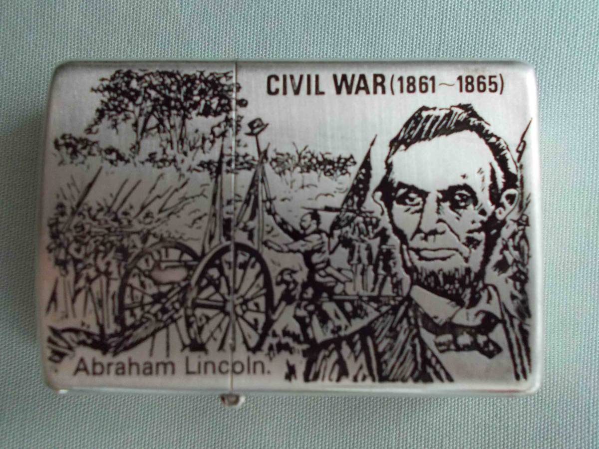 ZIPPO　ジッポー　ライター　CIVIL WAR　Abraham Lincoln　エイブラハム リンカーン　1993年　_画像2