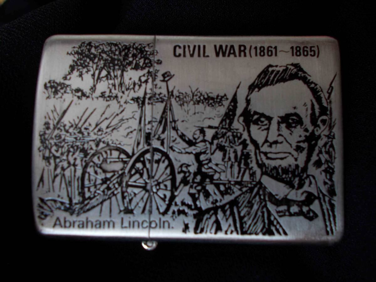 ZIPPO　ジッポー　ライター　CIVIL WAR　Abraham Lincoln　エイブラハム リンカーン　1993年　_画像3