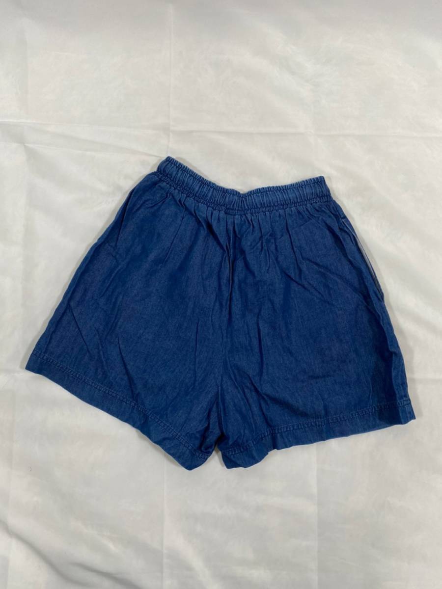 Y002 ellesse エレッセ ショートパンツ 部活 テニス部練習着 ブルー系