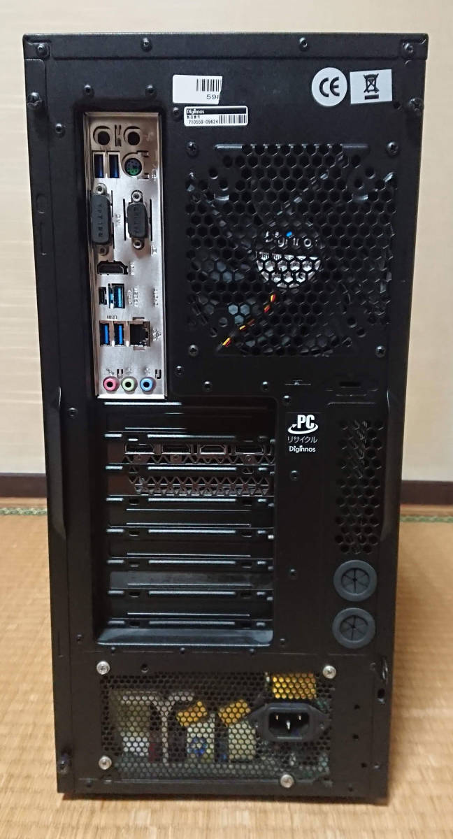 【中古ゲーミングＰＣ】ドスパラ ガレリア/Core i7-7700K/GTX1080Ti/525GB SSD/メモリ16GB/簡易水冷