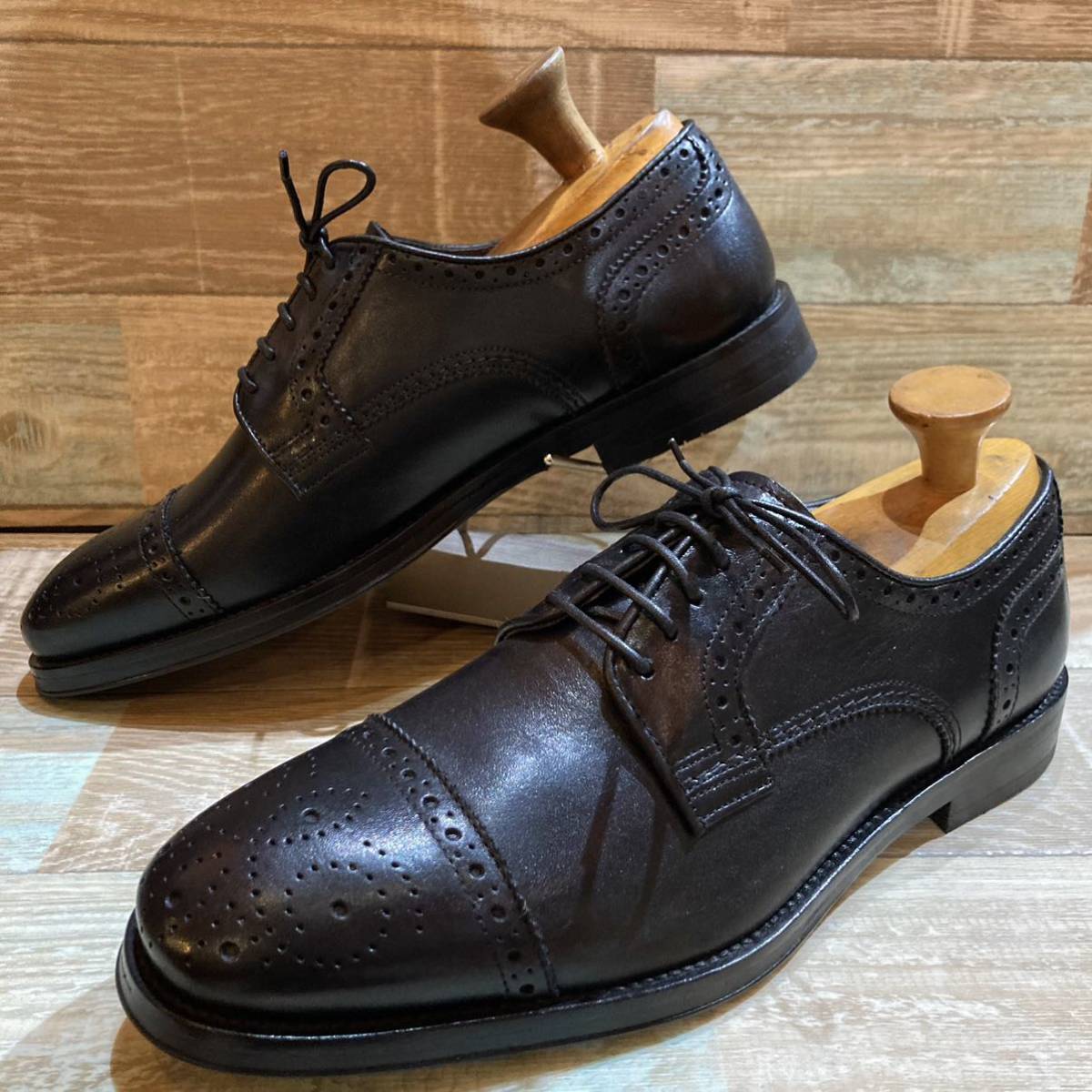 【NEW限定品】 【未使用デッドストック】Johnston&Murphy ジョンストンアンドマーフィー セミブローグ 外羽根 US 9M 27.0cm程度 ブラック ポルトガル勢 27.0cm 【NEW限定品】 【未使用デッドストック】Johnston&Murphy ジョンストンアンドマーフィー セミブローグ 外羽根 US 9M 27.0cm程度 ブラック ポルトガル勢 27.0cm