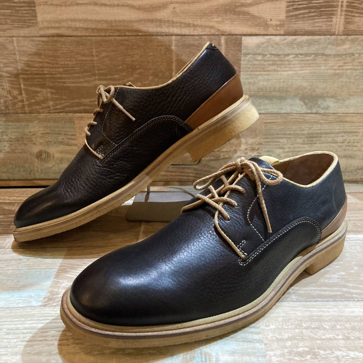 【超特価】 【デッドストック】Johnston&Murphy 防水 ブラウン 27.0cm程度 プレーントゥクレープソールUS9M 外羽根 ジョンストンアンドマーフィー 27.0cm 【超特価】 【デッドストック】Johnston&Murphy 防水 ブラウン 27.0cm程度 プレーントゥクレープソールUS9M 外羽根 ジョンストンアンドマーフィー 27.0cm
