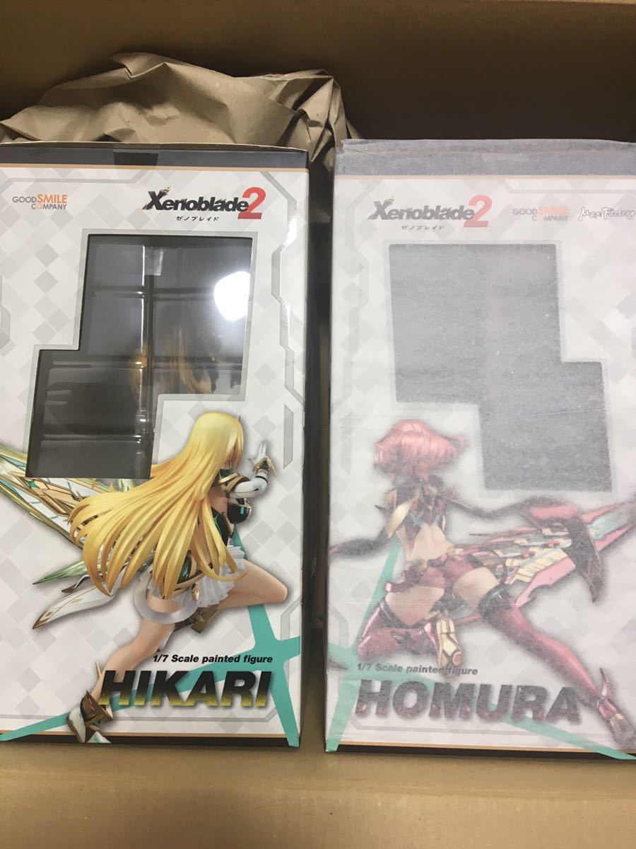 ヤフオク! - 2体セット ゼノブレイド2 ホムラ ヒカリ 1/7 スケー...