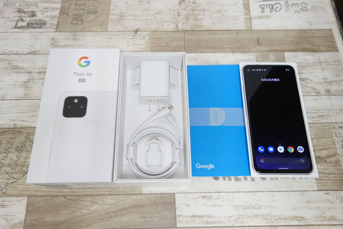 美品 Softbank SIMロック解除済み Google Pixel 4a 5G 128GB | www
