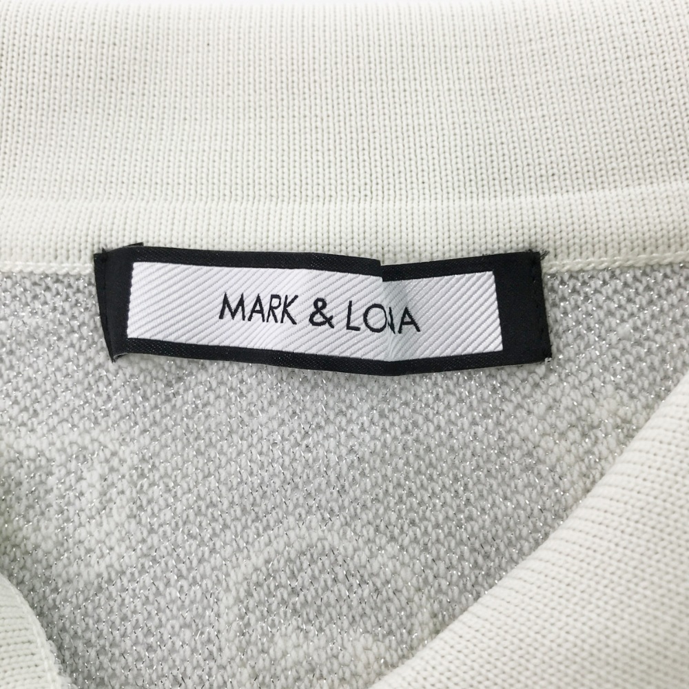 MARK&LONA マークアンドロナ 半袖ポロシャツ シルバー系 38 [240001612050] ゴルフウェア レディース_画像5