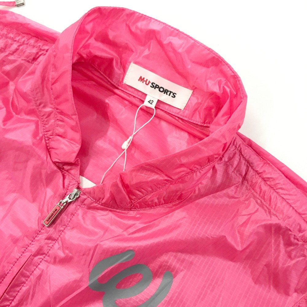 新品】MU SPORTS エムユースポーツ ジップアップ ナイロンベスト