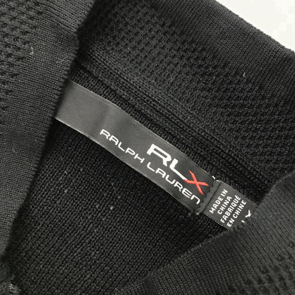 RLX ラルフローレン ニット ジップジャケット ブルゾン ブラック系 XS [240001681422] ゴルフウェア メンズ_画像4
