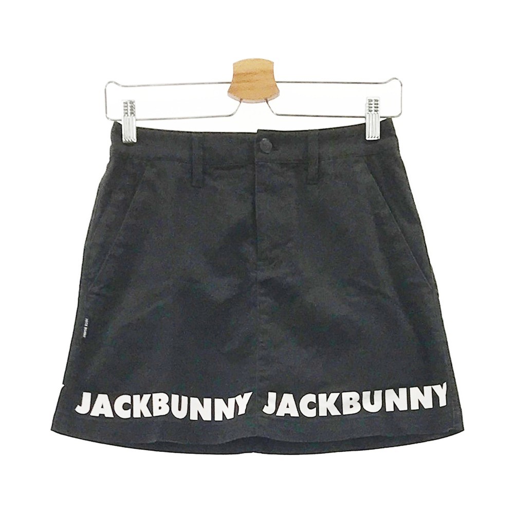 ワンピなど最旬ア！ JACK レディース ゴルフウェア [240001718255] ブラック系 ロゴ スカート インナー付 2020年モデル  ジャックバニー BUNNY スカート