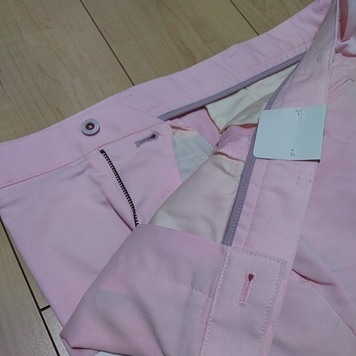 新品 定価14300 Mansingwear マンシング スラックス ピンク w92 日本を代表するチノパン ゴルフウェア メンズ 正規品 日本製 パンツ_画像8