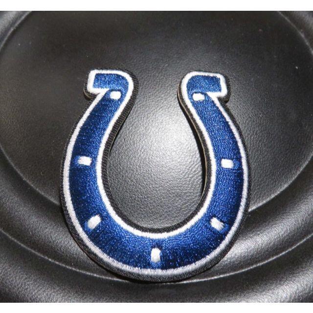 MD青白◆新品　NFLインディアナポリス・コルツColtsワッペン ◎アメフト_画像1