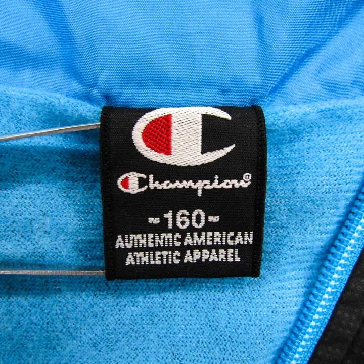  Champion спортивная куртка нейлон спортивная одежда для девочки 160 размер чёрный Kids ребенок одежда Campion