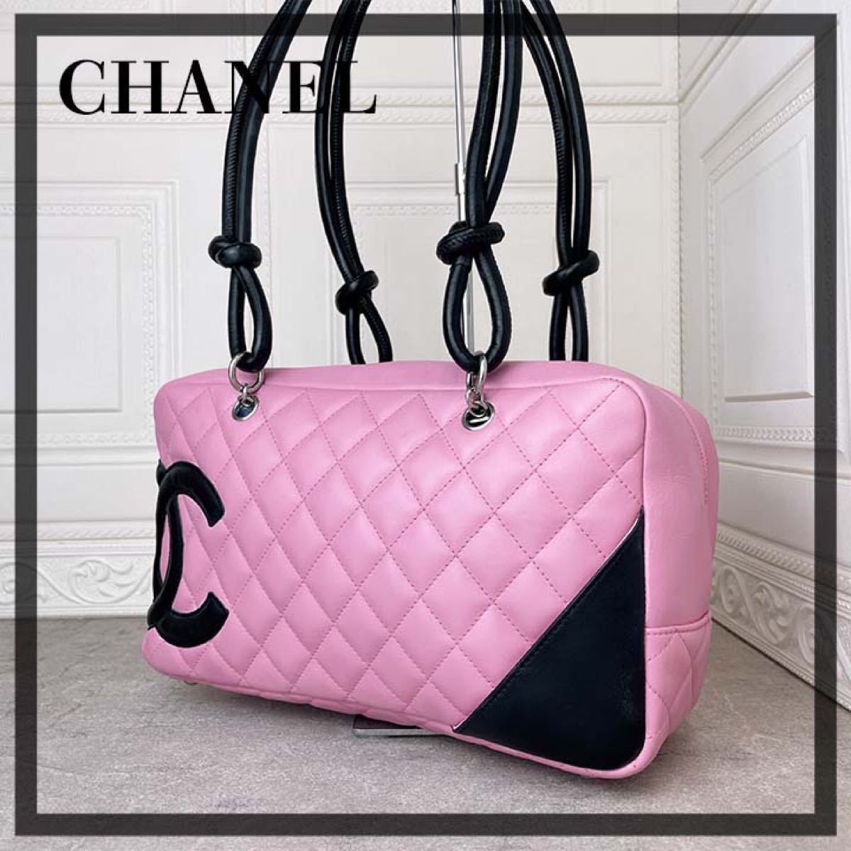 いただけま 【Yoppy様専用】CHANEL ボーリングバッグ ホワイト カンボンライン までお