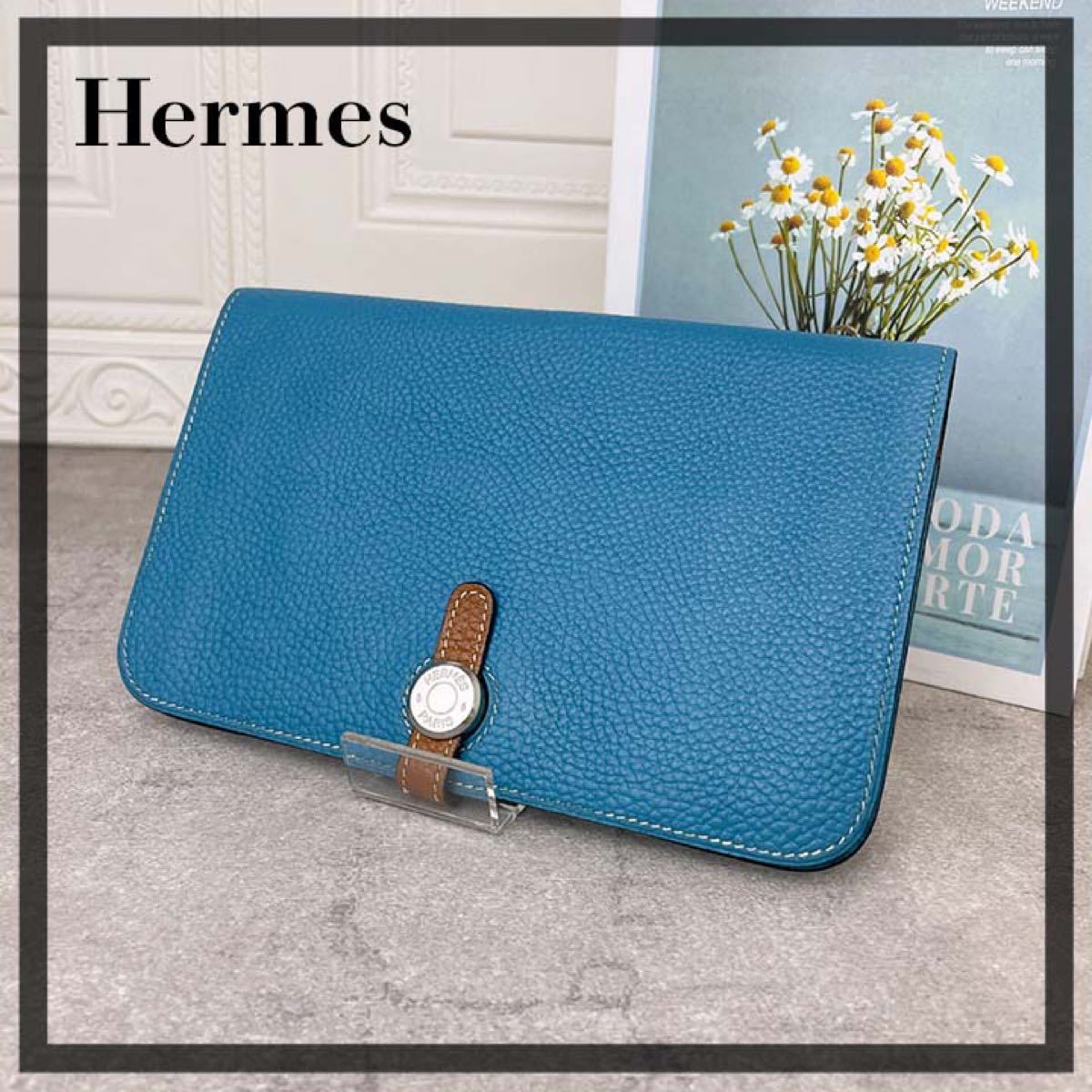 【います】 HERMES ドゴンGM 財布 クマパック