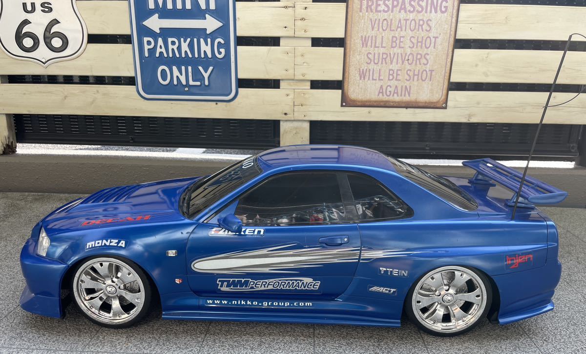 大型ラジコン 全長82cm 1/6スケール 日産 スカイライン GT-R R34 大型ラジコン 全長82cm 1/6スケール 日産 スカイライン GT-R R34