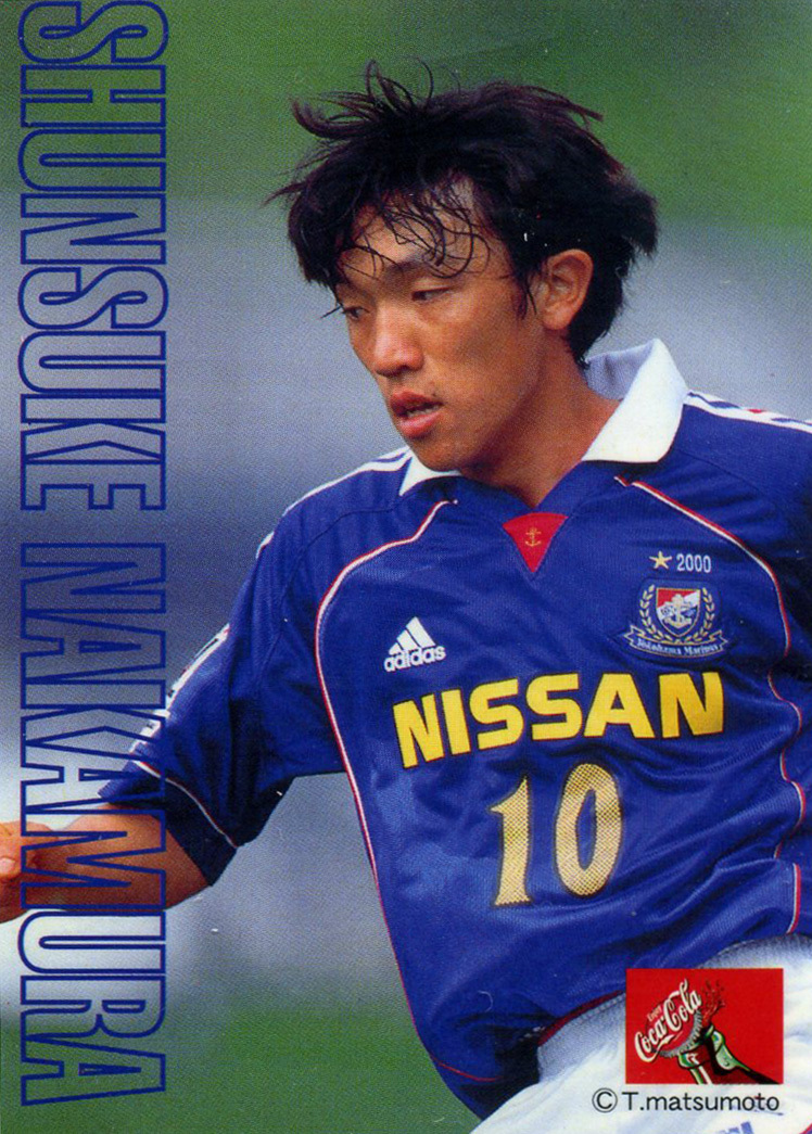 中村俊輔 Nakamura 横浜マリノス 2002 限定Tシャツ ＋ 生写真1枚