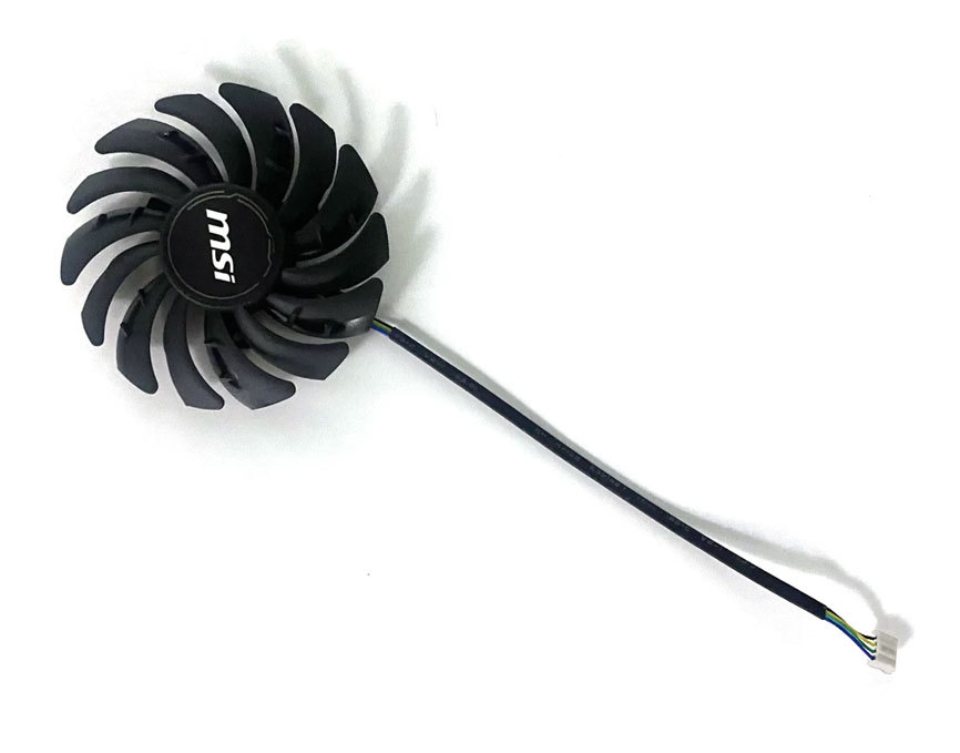 MSI Geforce RTX 2060 2070 2080 охлаждающий вентилятор 4PIN кабель 20cm перевод иметь Junk рабочее состояние подтверждено 