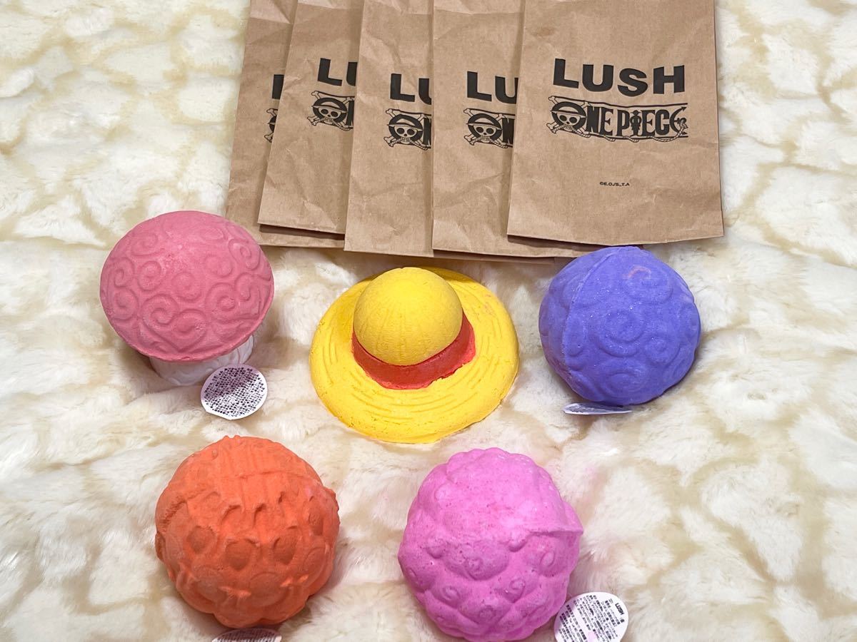 LUSH ONE PIECE ワンピース バスボム 5種フルセット｜Yahoo!フリマ（旧