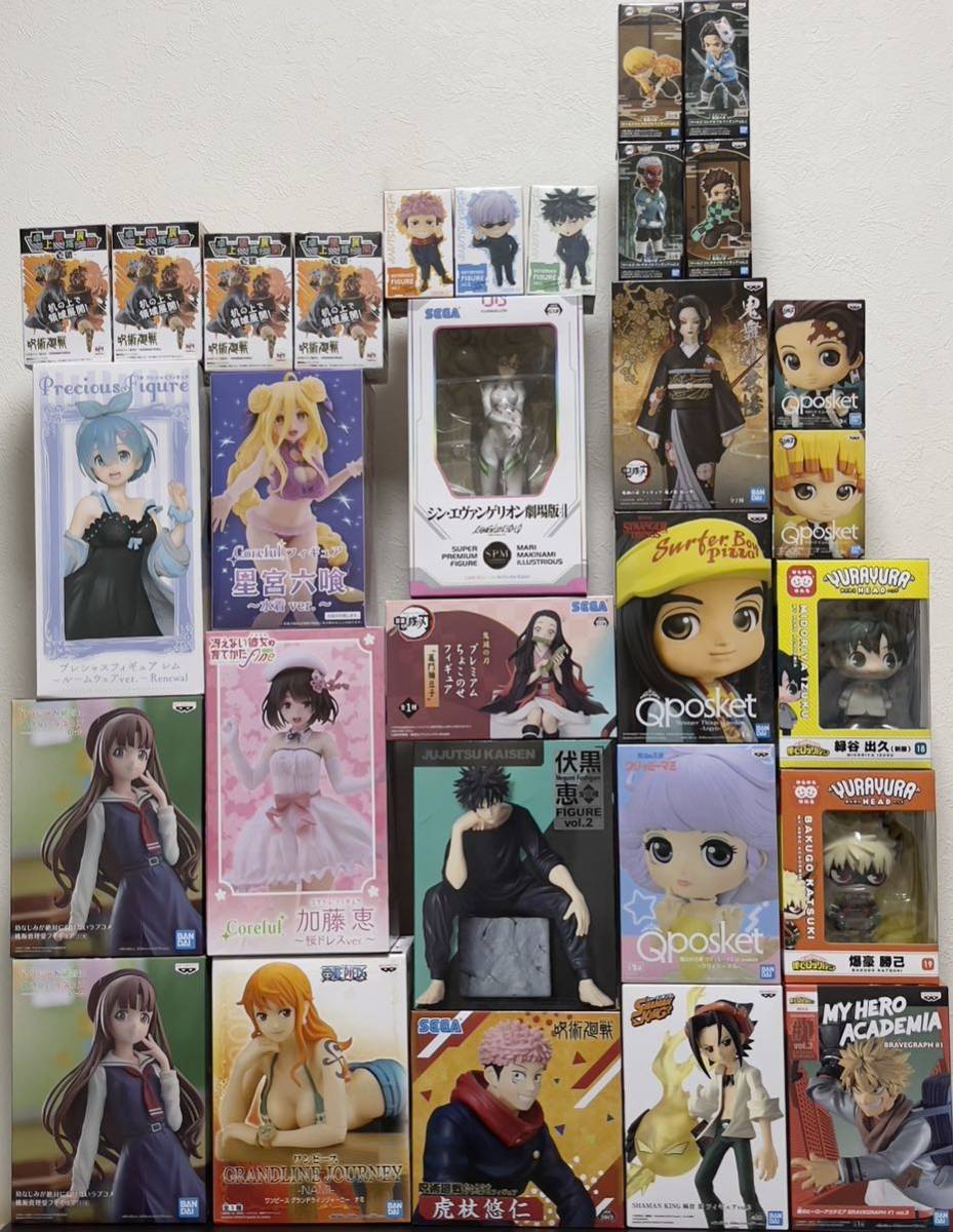 新品未開封】【大量】プライズフィギュア 30点セット ワンピース 鬼滅