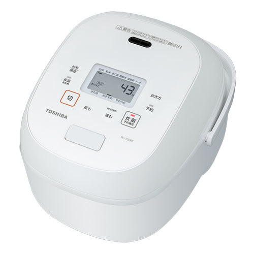 東芝 真空IH炊飯器 ホワイト 5.5合炊き 炎匠炊き RC-10VRT(W