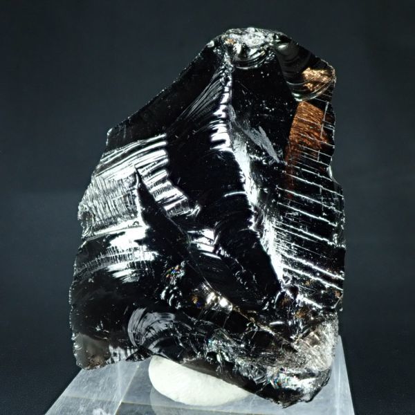 ミッドナイトオブシディアン 原石 69g サイズ約63mm×43mm×30mm アルメニア共和国産 kgh522 黒曜石 天然石 鉱物 パワーストーン_画像2