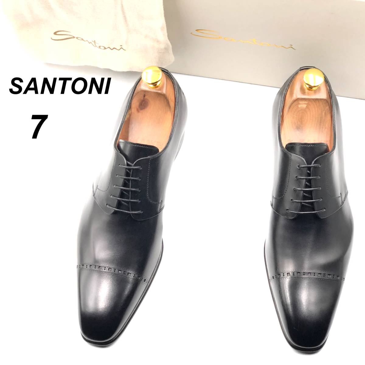 SANTONI／サントーニ ストレートチップ メダリオン UK7 snportal.si