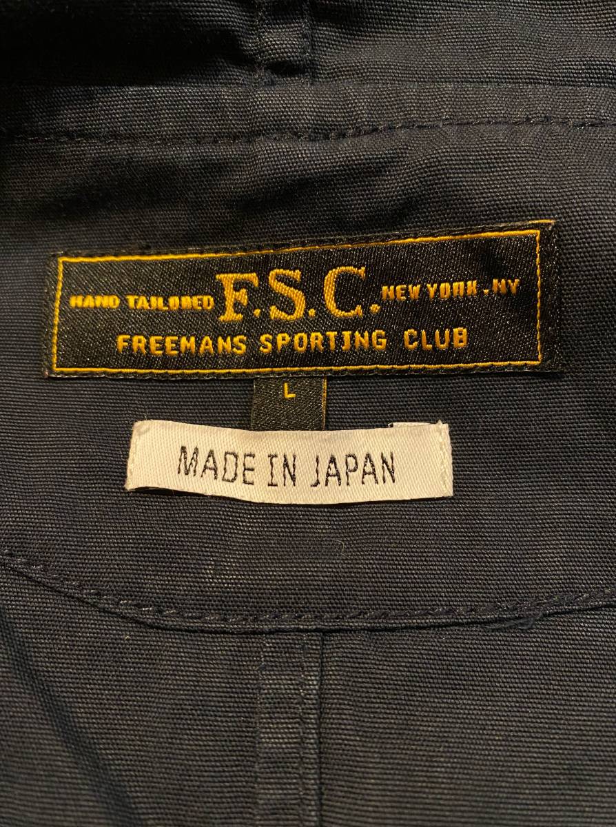FREEMANS SPORTING CLUB フード ジャケット パーカー メンズ L 日本製 フリーマンズ スポーティング クラブ ブルゾン_画像10